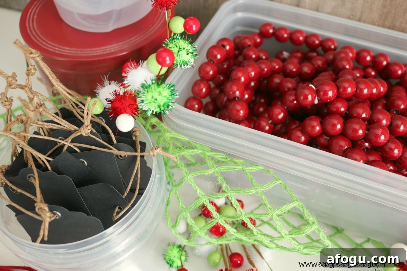 AD Ziploc holiday storage idea. to store g