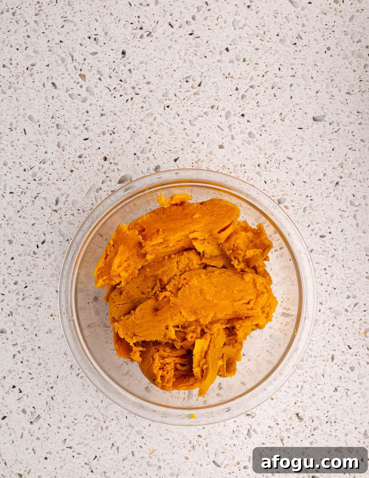 cooked sweet potatoes in a bowl. 
