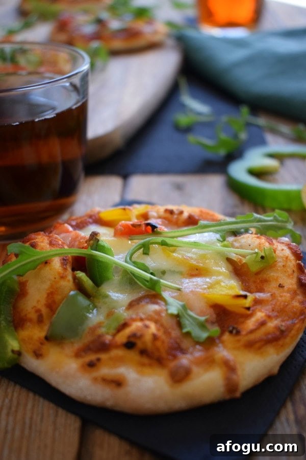 close up of the pizza