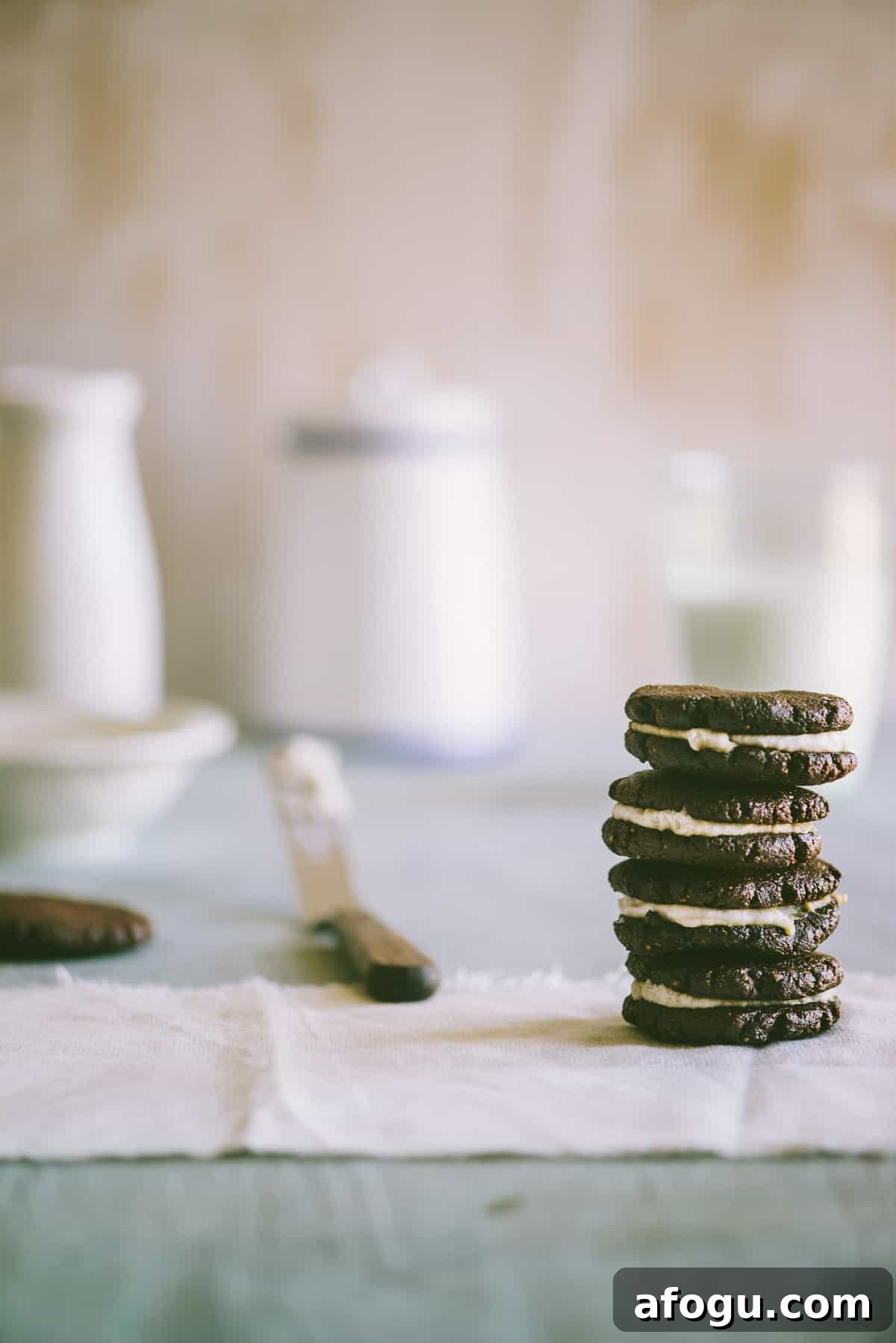 homemade Oreo cookies