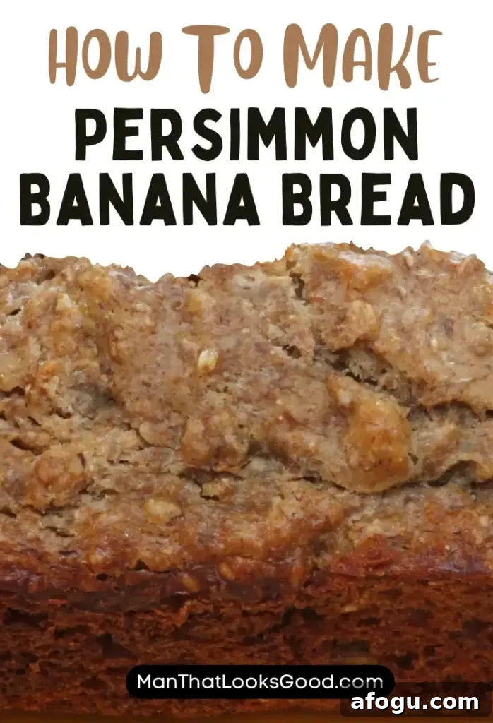 Persimmon Banana Bread