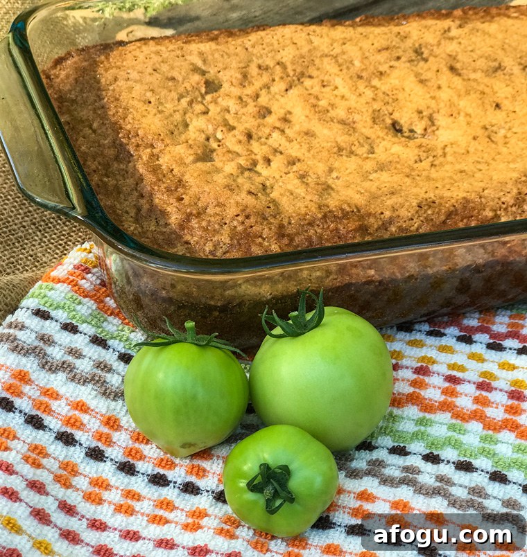 Green Tomato Spice Cake