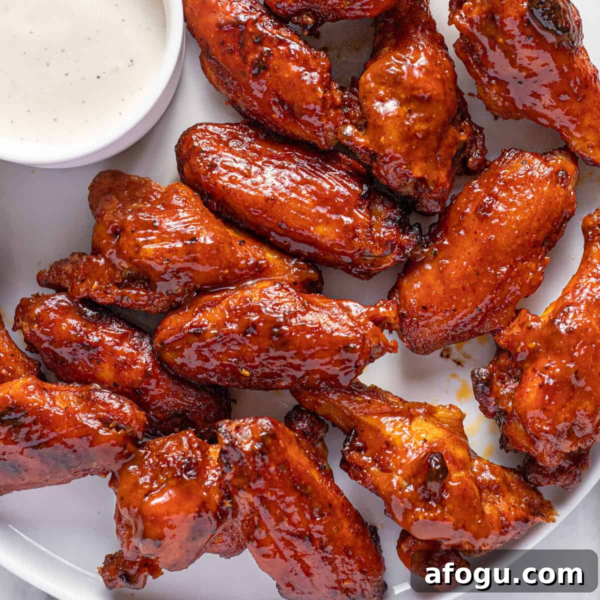 Smoked chicken wings