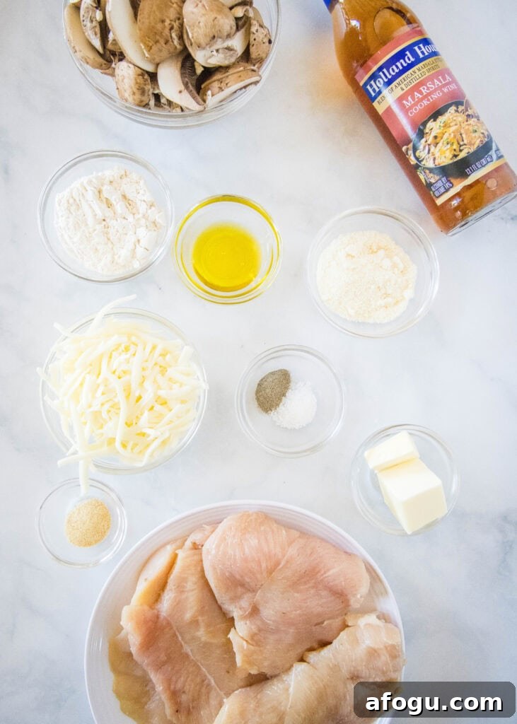 chicken lombardy ingredients