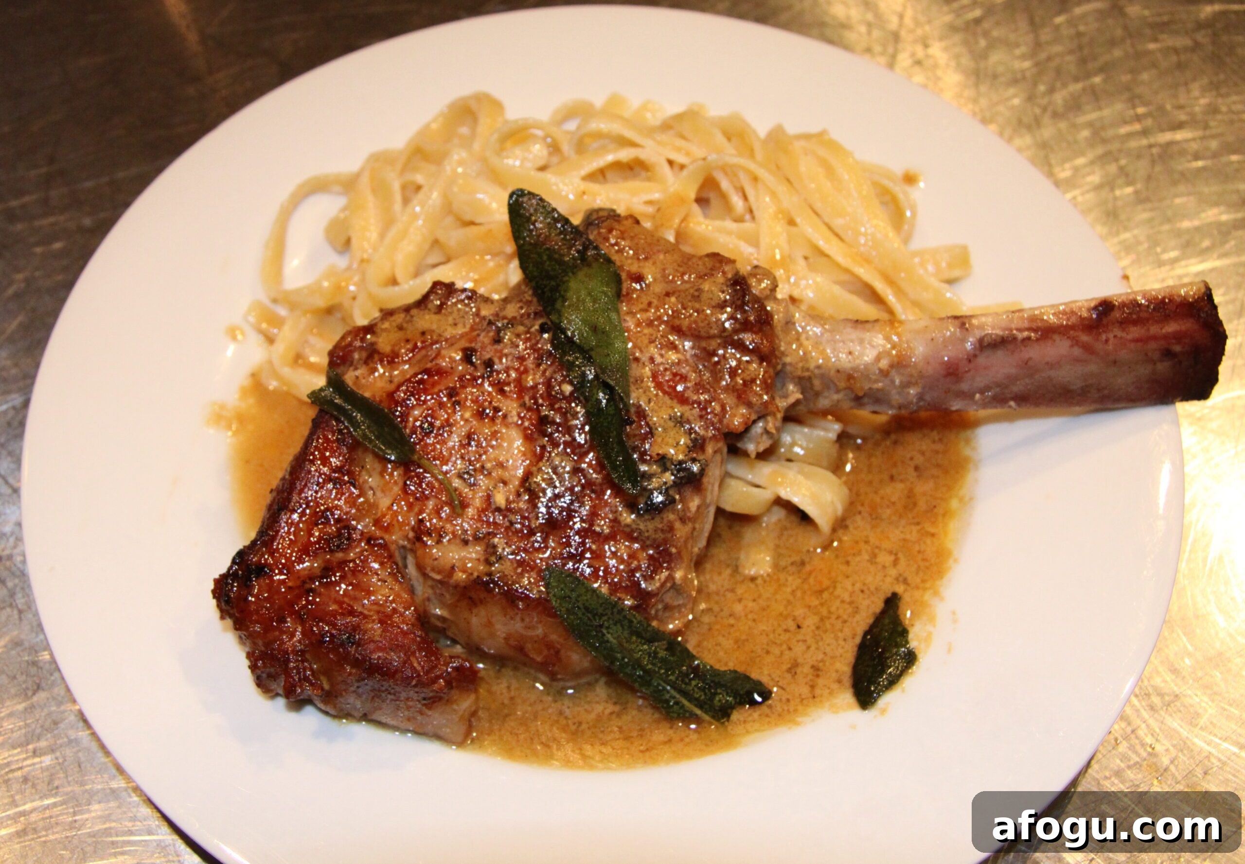Veal Chops with Sage, Lemon and Mascarpone Veal Chops with Sage, Lemon and Mascarpone