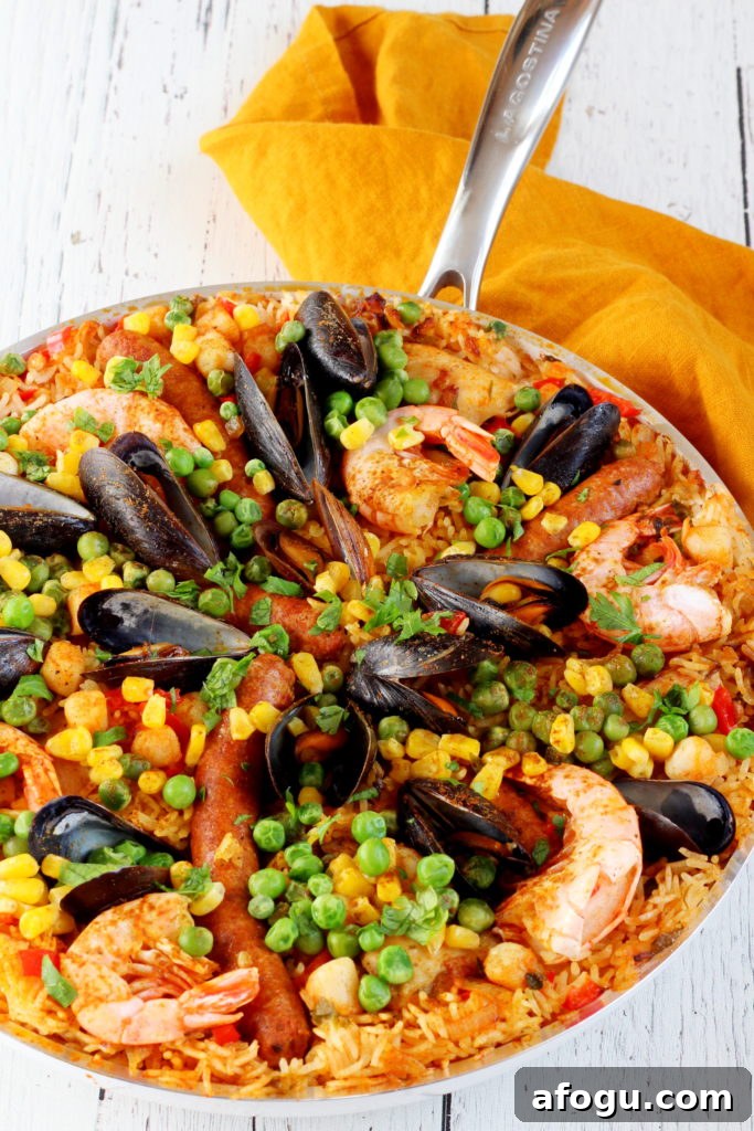 Authentic Spanish Paella Recipe: Traditional Seafood & Saffron Flavor 4 spanish paella
