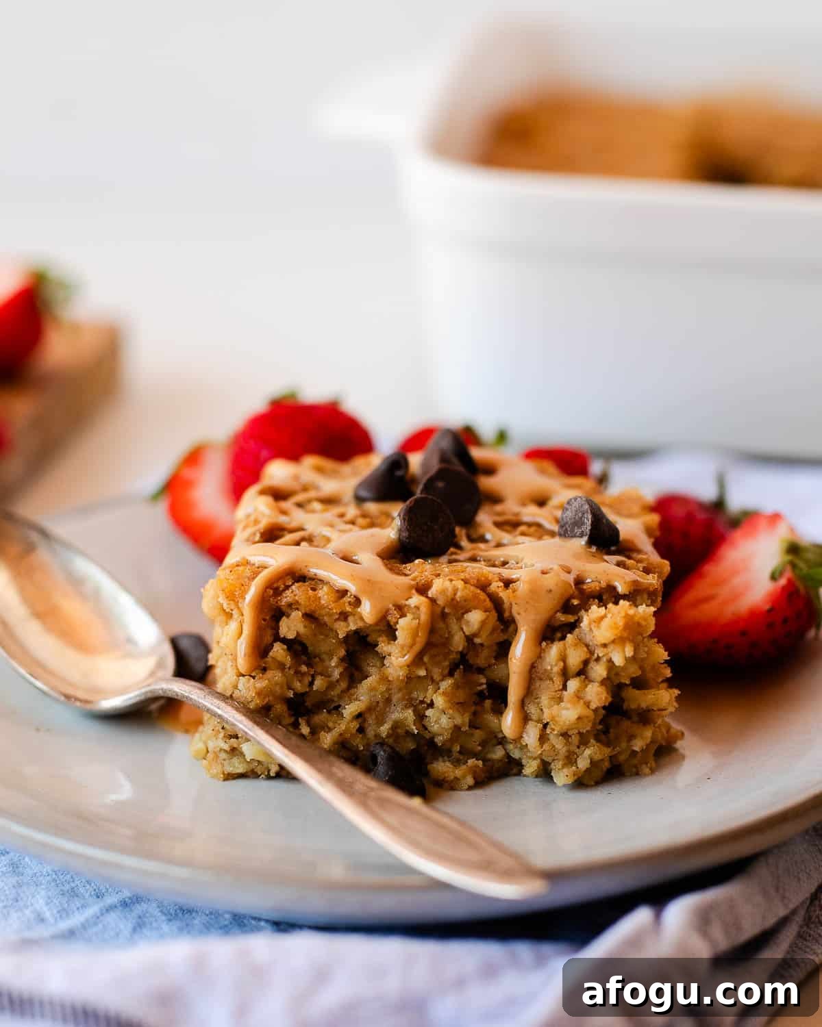 peanut butter baked oatmeal