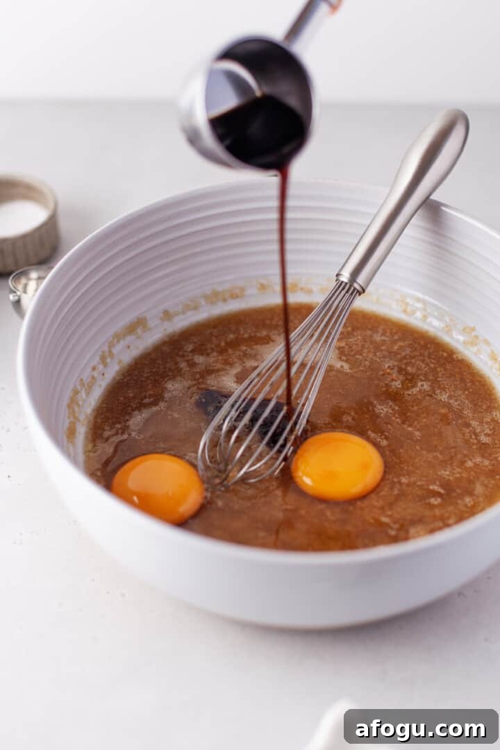 adding vanilla to eggs