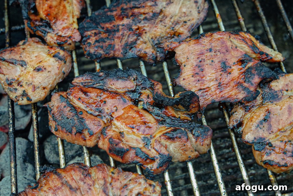 Lemongrass Grilled Vietnamese Pork (Thịt Nướng) Recipe 2 Vietnamese grilled pork recipe over charcoal