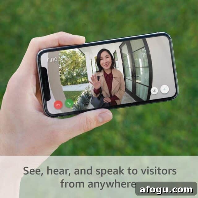 Ring Doorbell view