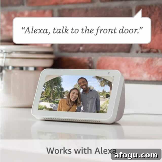 Ring app interface