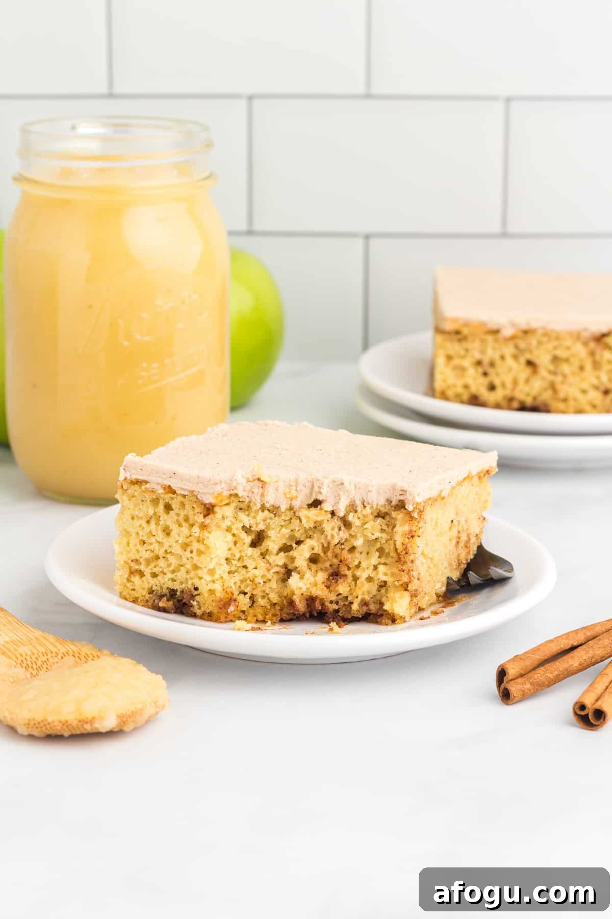 Applesauce Cake with Cake Mix