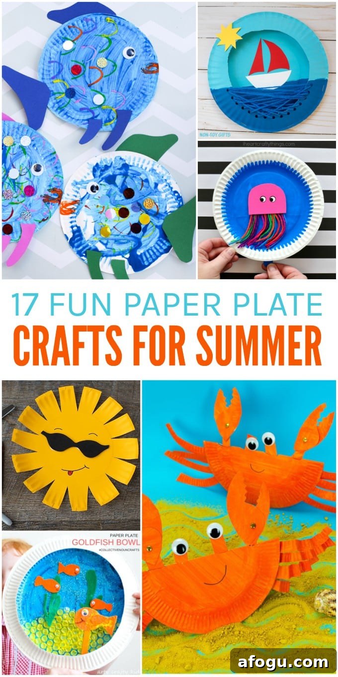 17 Easy Paper Plate Crafts for Summer