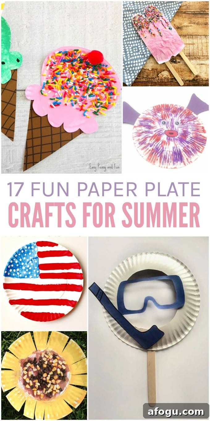 17 Cute Paper Plate Crafts for Summer