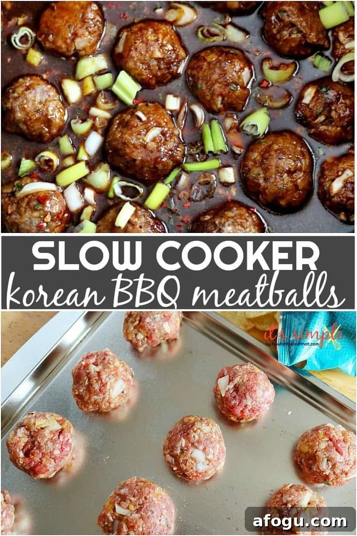 korean bbq meatballs 