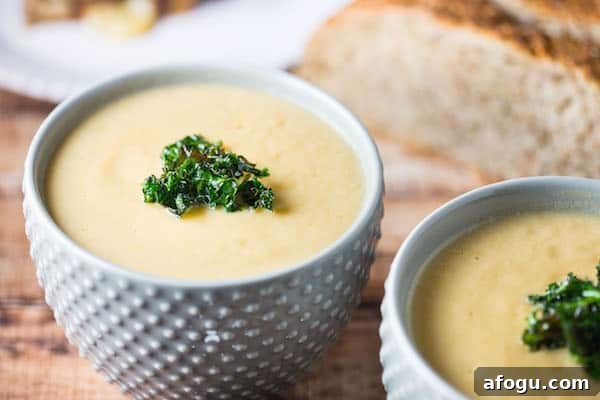 Truffle Cauliflower Soup 
