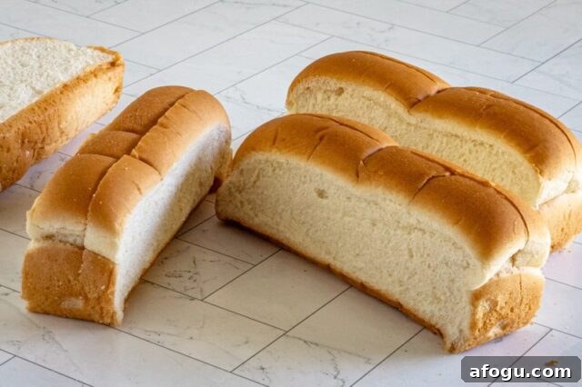 New England hot dog rolls, separated and ready to butter and brown.