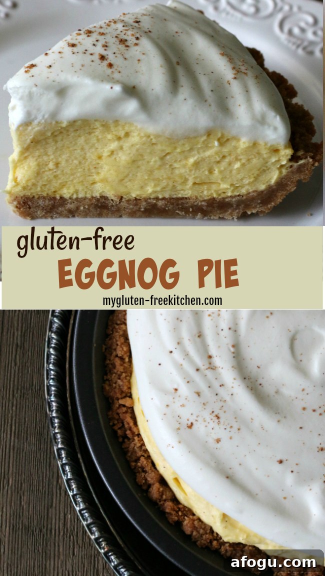 Eggnog Pie Gluten-free