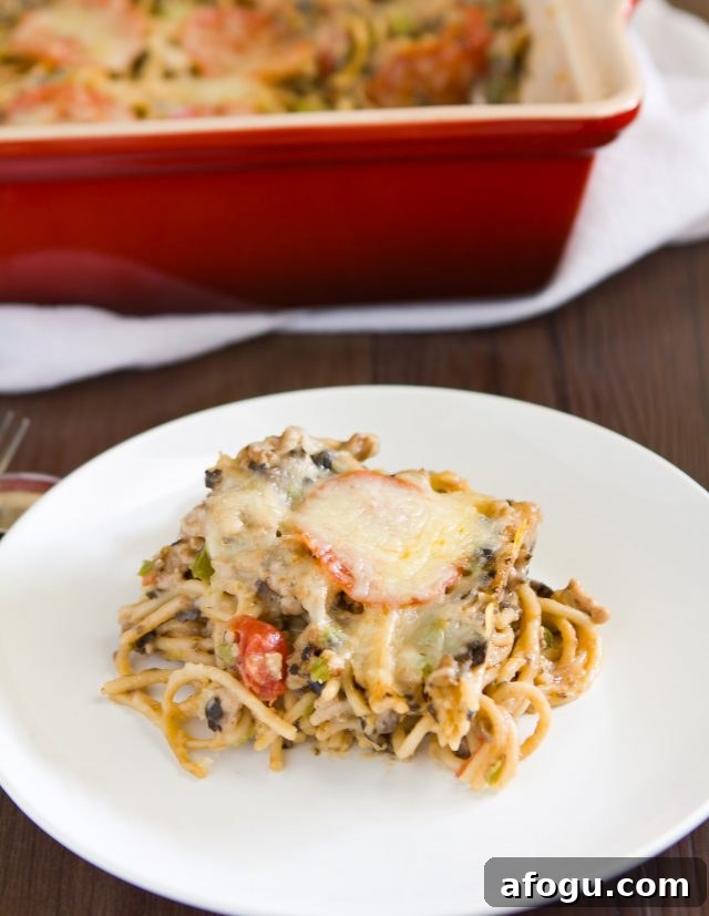 Supreme Pizza Spaghetti Recipe: Loaded Flavor in One Pan 4 Supreme Pizza Spaghetti