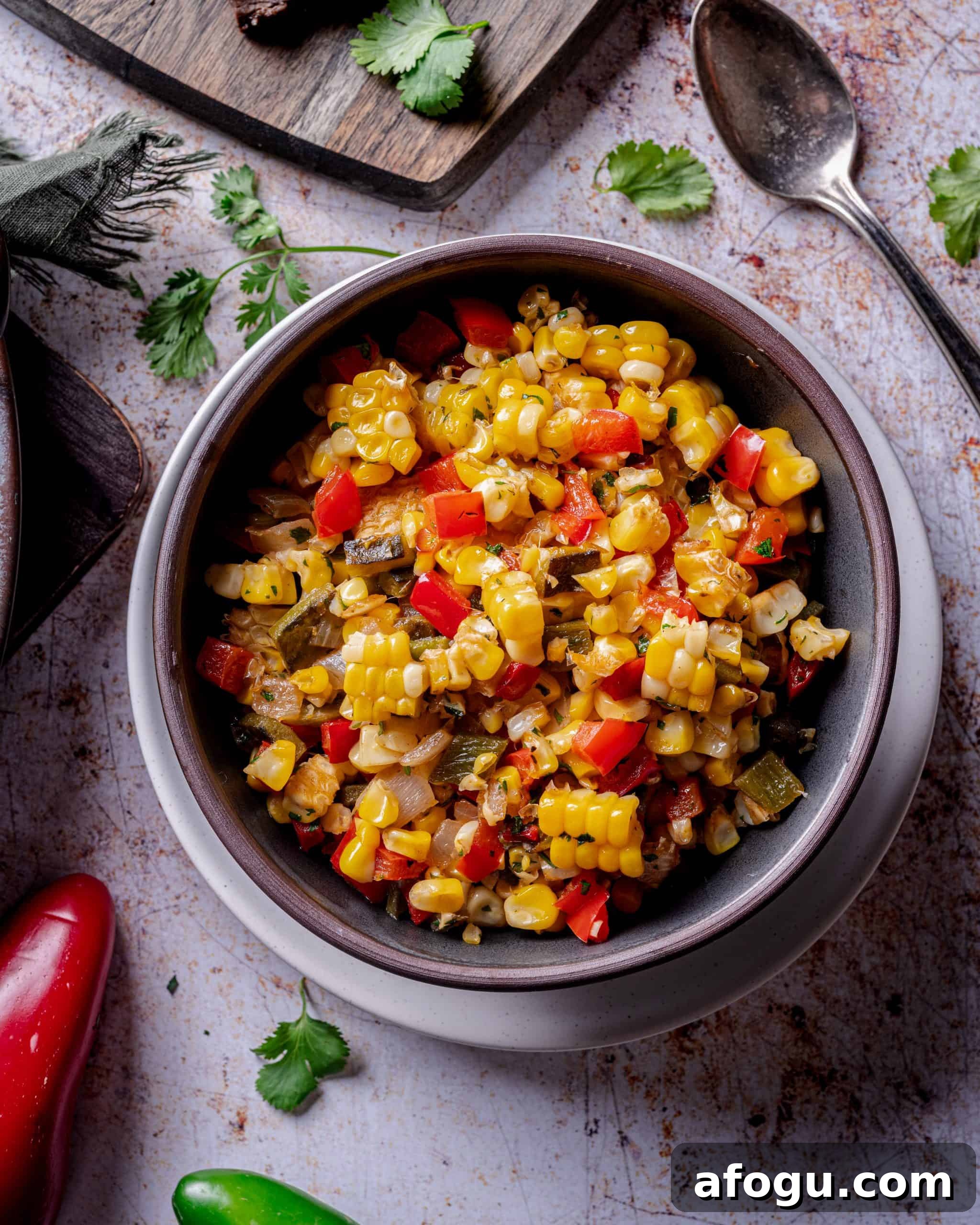 Jalapeño and Roasted Corn Salad