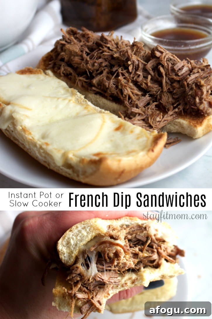 French dip sandwiches