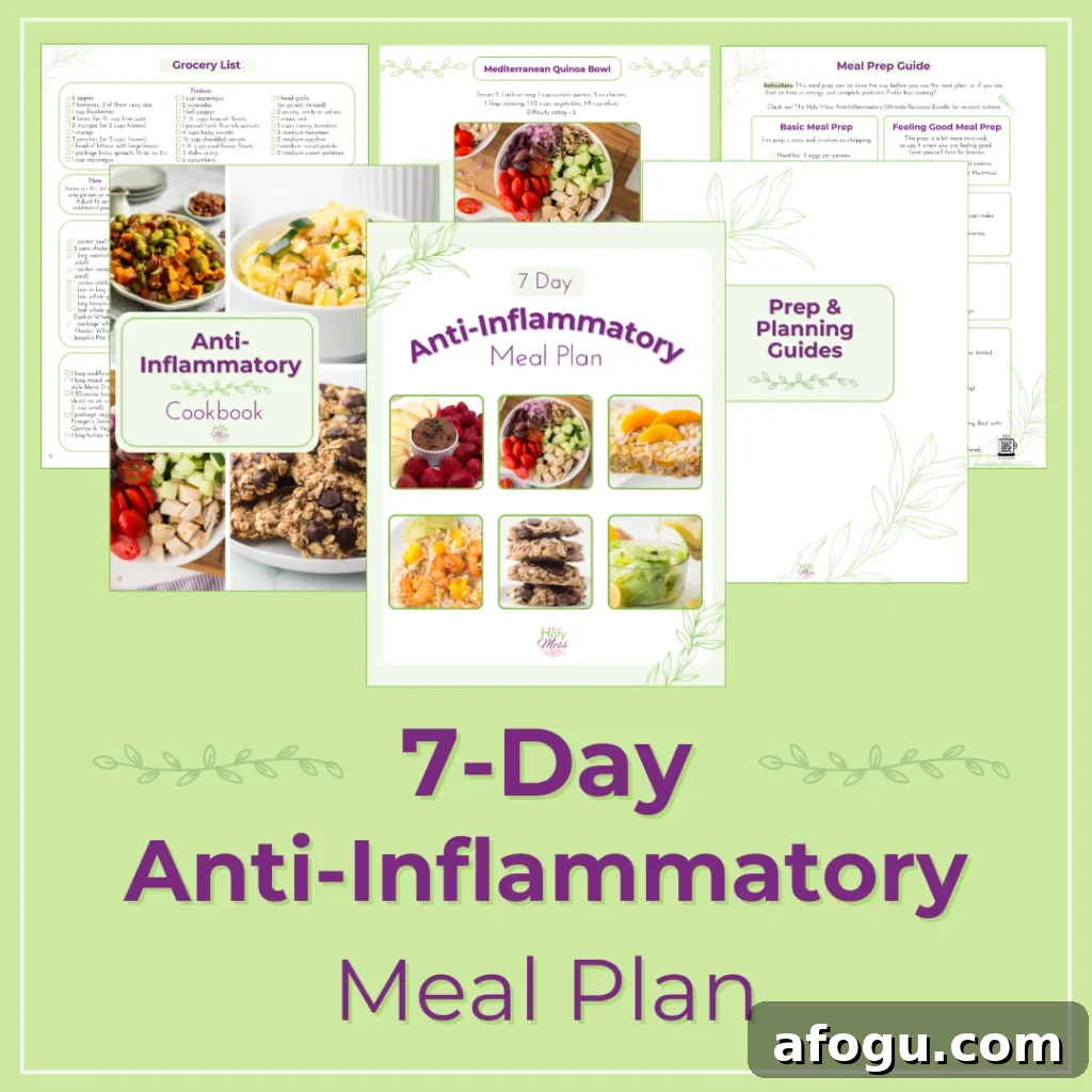 The Holy Mess 7-Day Anti-Inflammatory Meal Plan