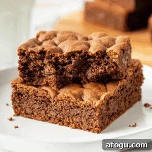 Two cake mix brownies.