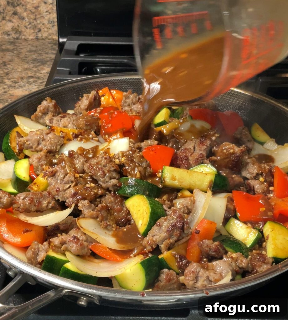 Sweet and Spicy Pork Stir Fry