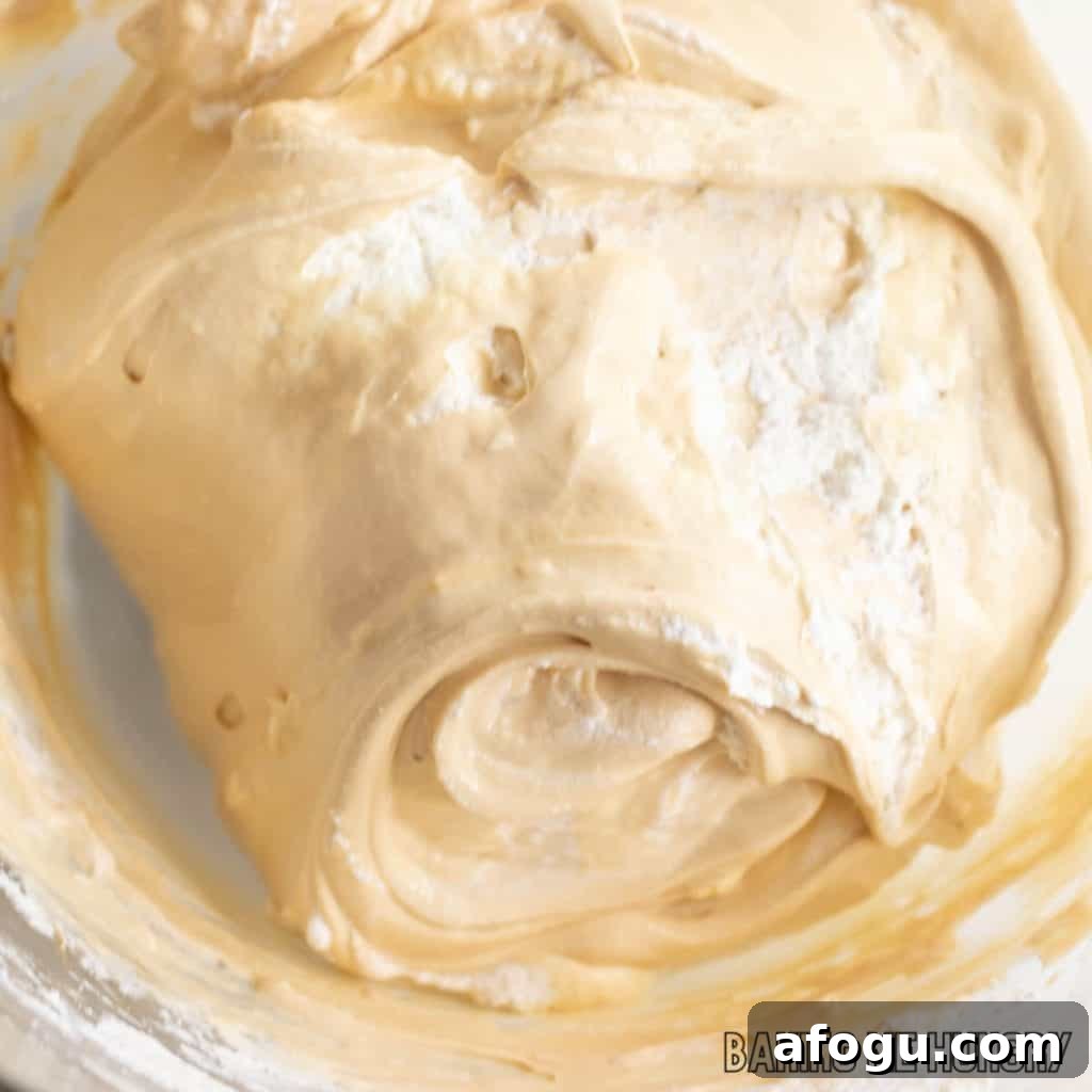 creamy mixture in bowl