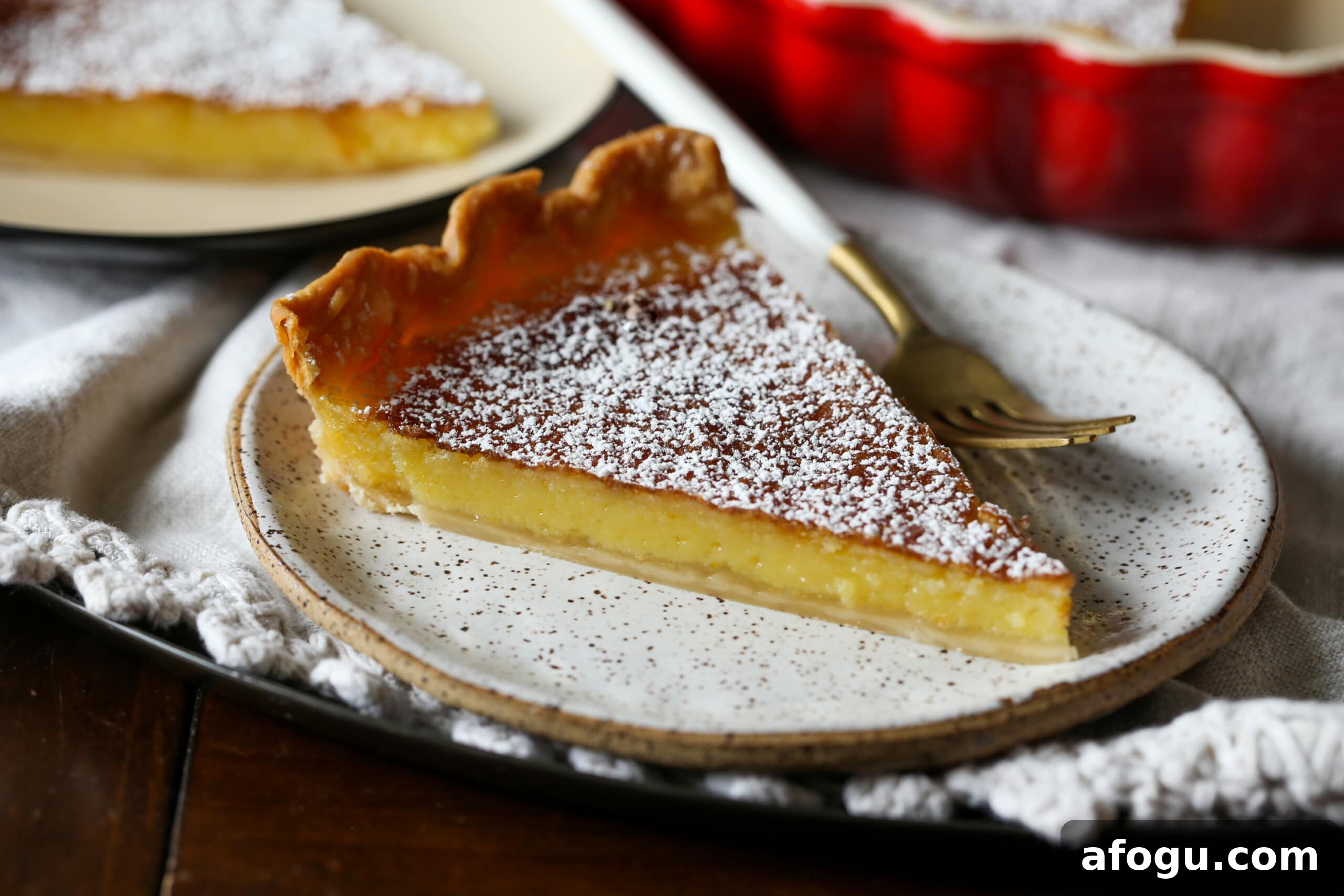 Classic Lemon Chess Pie Recipe — Tangy Southern Dessert 8 Lemon Chess Pie sliced on a plate