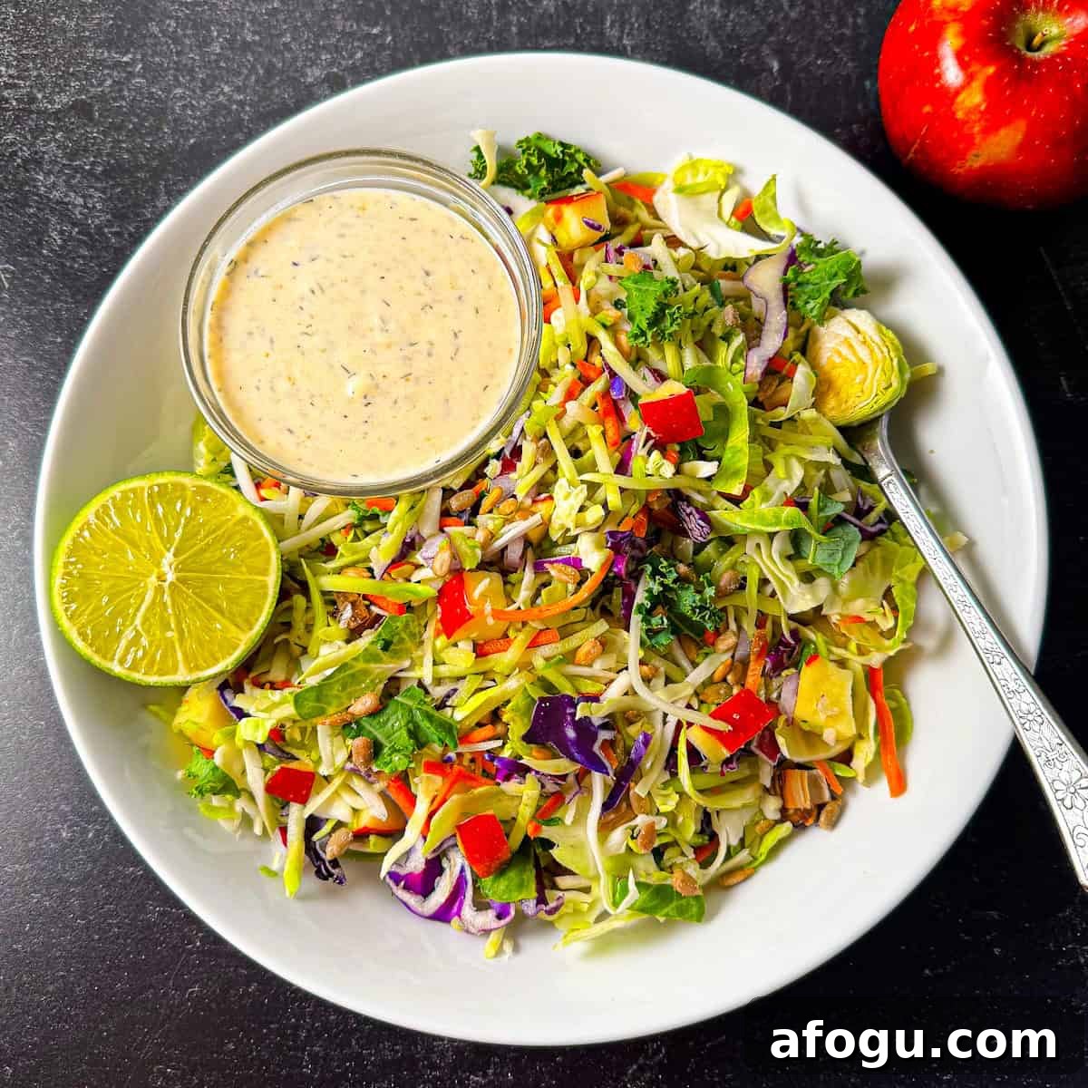 kale apple slaw recipe