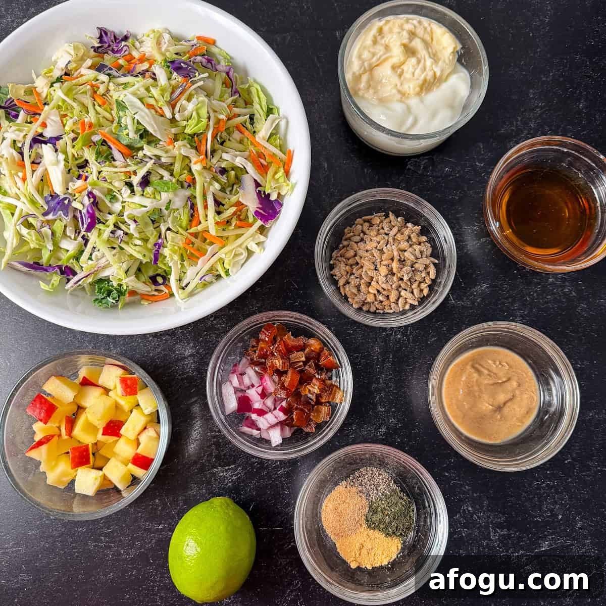kale apple slaw ingredients