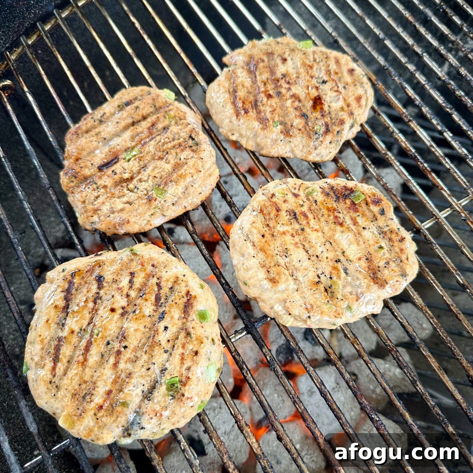 Thai-Style Chicken Burgers with Spicy Peanut Slaw 5 Grilled Thai inspired chicken burger