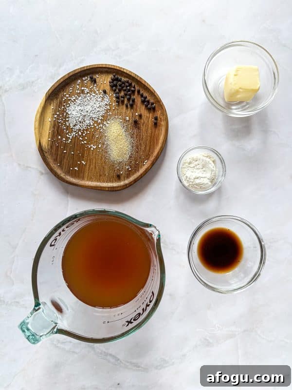 Homemade Au Jus Substitute Without Pan Drippings — Quick Recipe 3 Au Jus bowl
