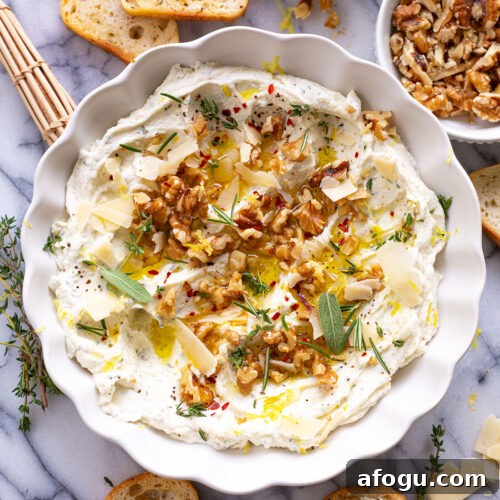 garlic and herb cheese appetizer