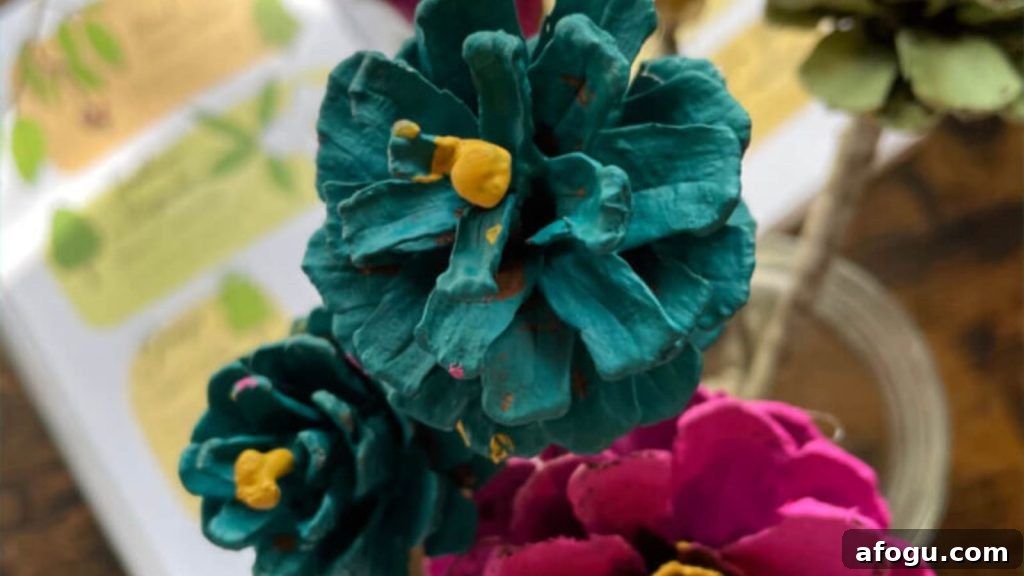 15 Pine Cone Crafts for Rustic Home Decor and Seasonal DIY 11 Winter Craft Ideas How to Make Fun Pine Cone Flowers