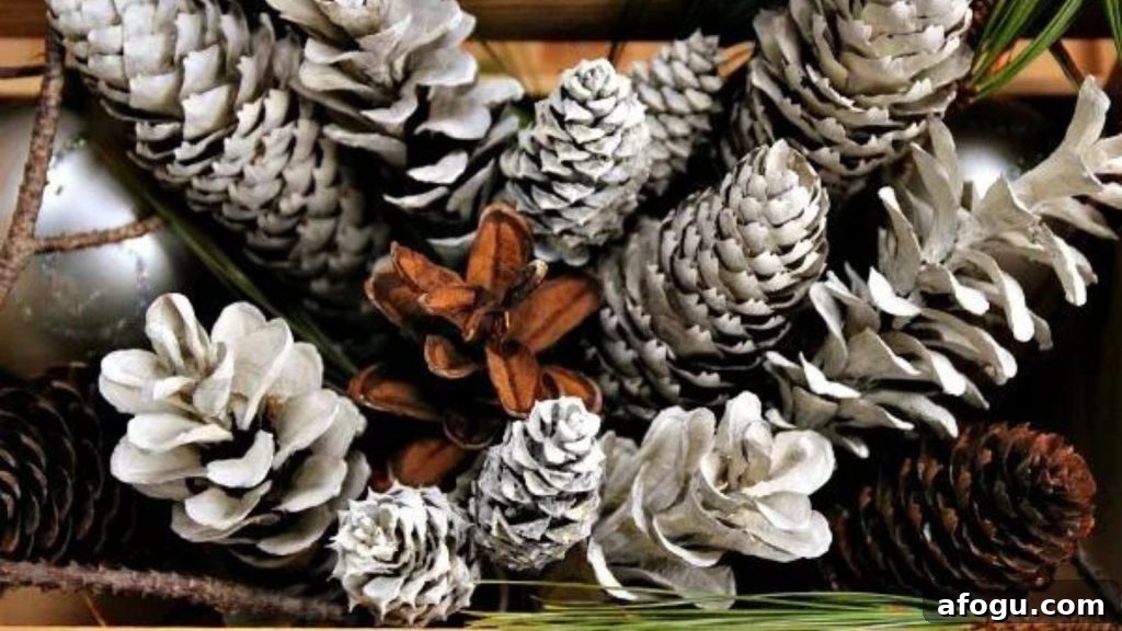 15 Pine Cone Crafts for Rustic Home Decor and Seasonal DIY 15 bleached pine cones