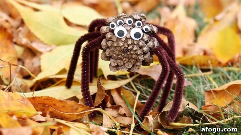 15 Pine Cone Crafts for Rustic Home Decor and Seasonal DIY 16 Pine Cone Spider Craft