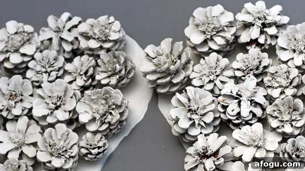 15 Pine Cone Crafts for Rustic Home Decor and Seasonal DIY 4 Painted pine cone angel wings