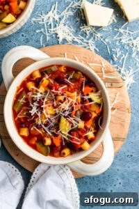 Pantry-Style Minestrone Soup Recipe for Busy Weeknights 3 The best minestrone soup made with staples you likely have on hand!