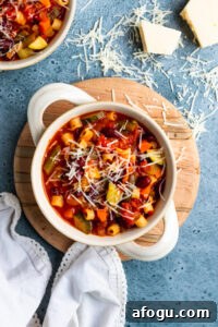Pantry-Style Minestrone Soup Recipe for Busy Weeknights 4 The best minestrone soup made with staples you likely have on hand already!