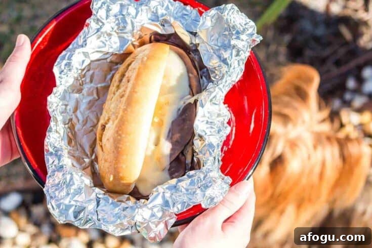 Image for Easy Campfire French Dip Sandwiches