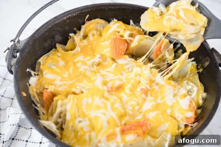 Image for Dutch Oven Cheesy Potatoes