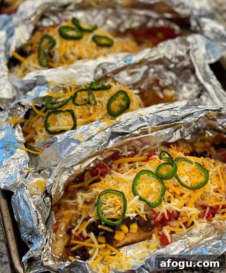 Image for Fiesta Chicken Foil Packets