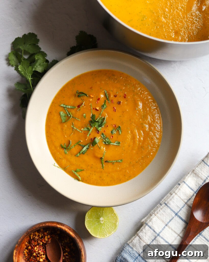 vegan butternut squash soup
