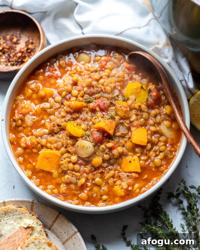 The Best Lentil Soup