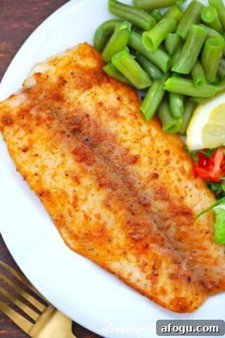 cooked tilapia fillet