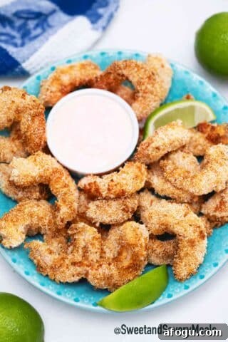 air fryer coconut shrimp