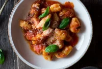 Gnocchi with Fresh Tomato and Basil Sauce