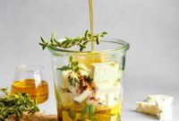 Herbed Marinated Feta Cubes for Salads and Appetizers